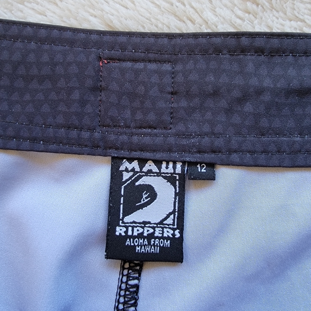 Maui Rippers Tapa Black 9" Classic Boardshort - Picture 4 of 4